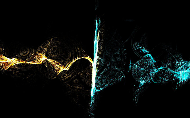 Fractal Light Waves — Black