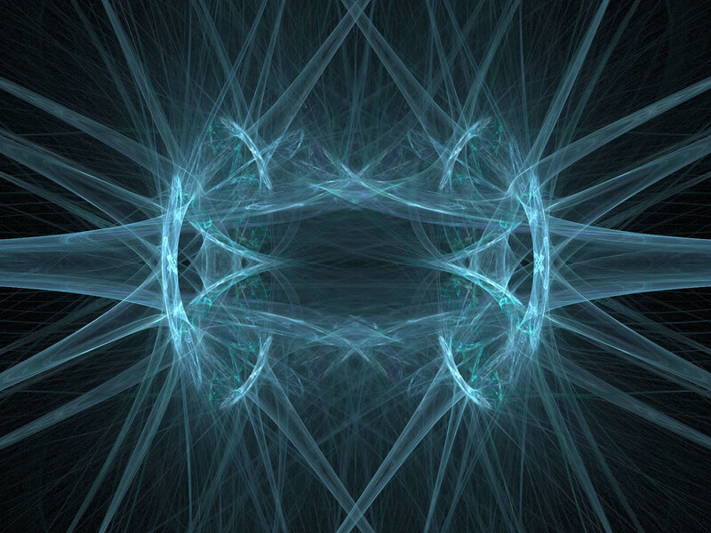 Fractal light web pattern