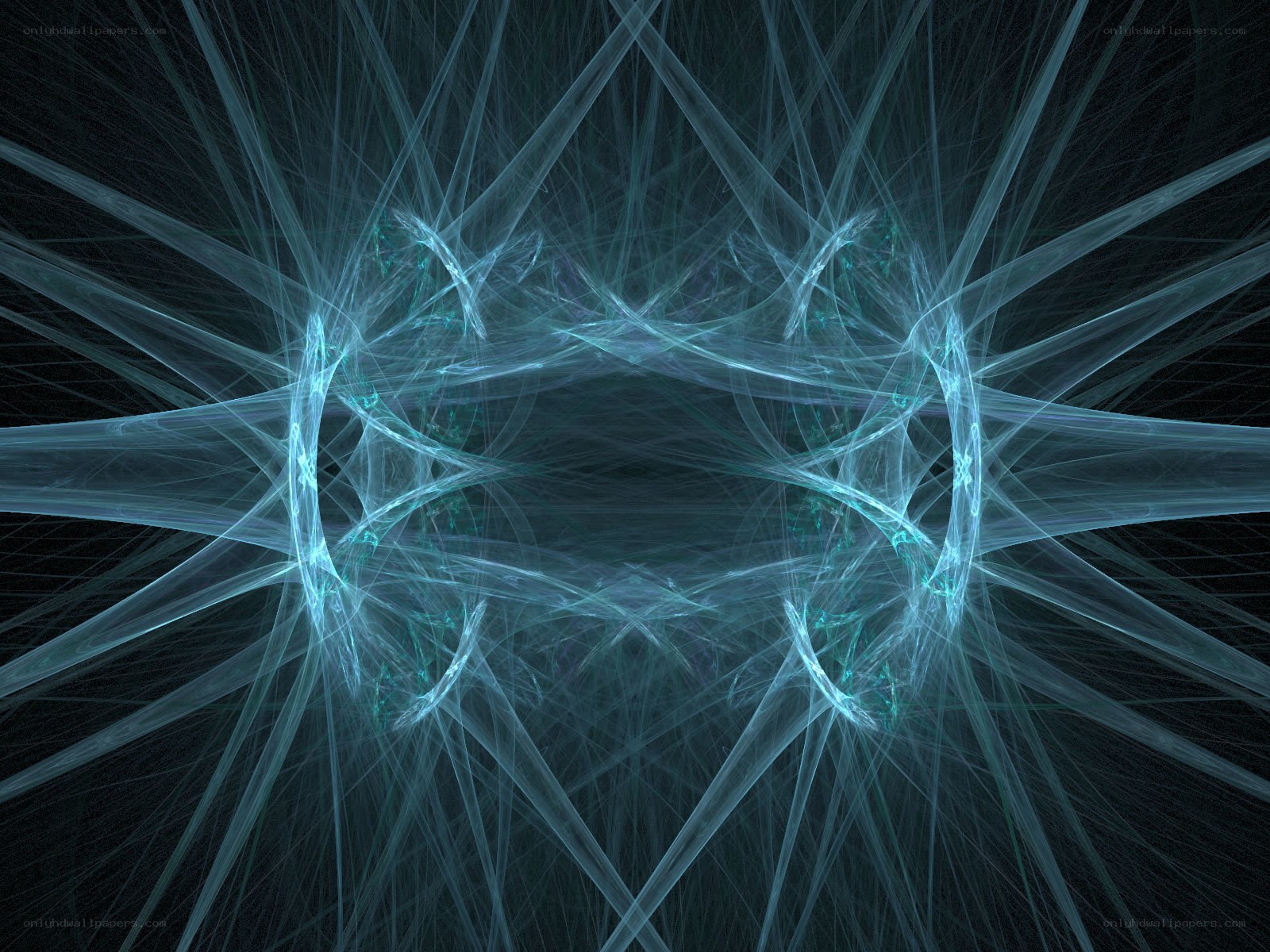 Fractal light web pattern