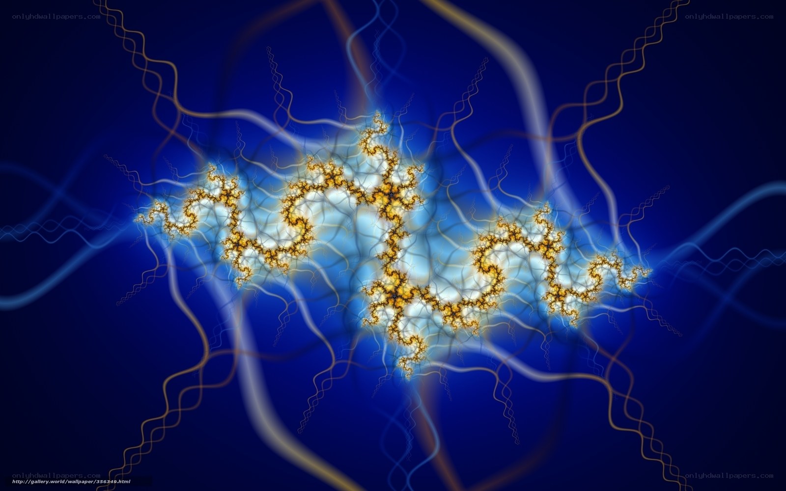 Fractal lightning burst