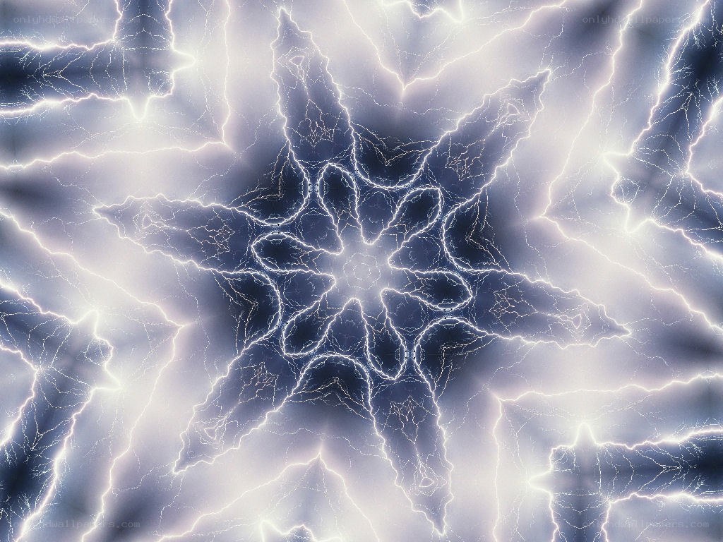 fractal lightning star pattern