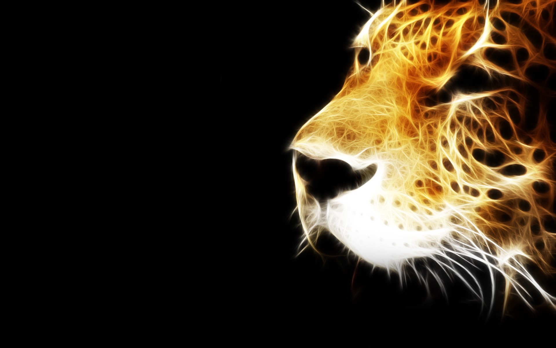fractal lion head