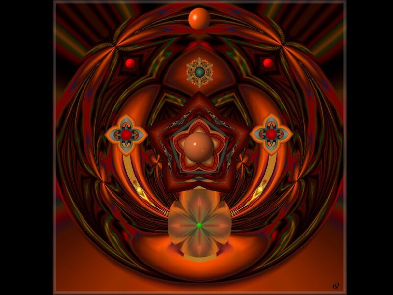 fractal mandala artwork