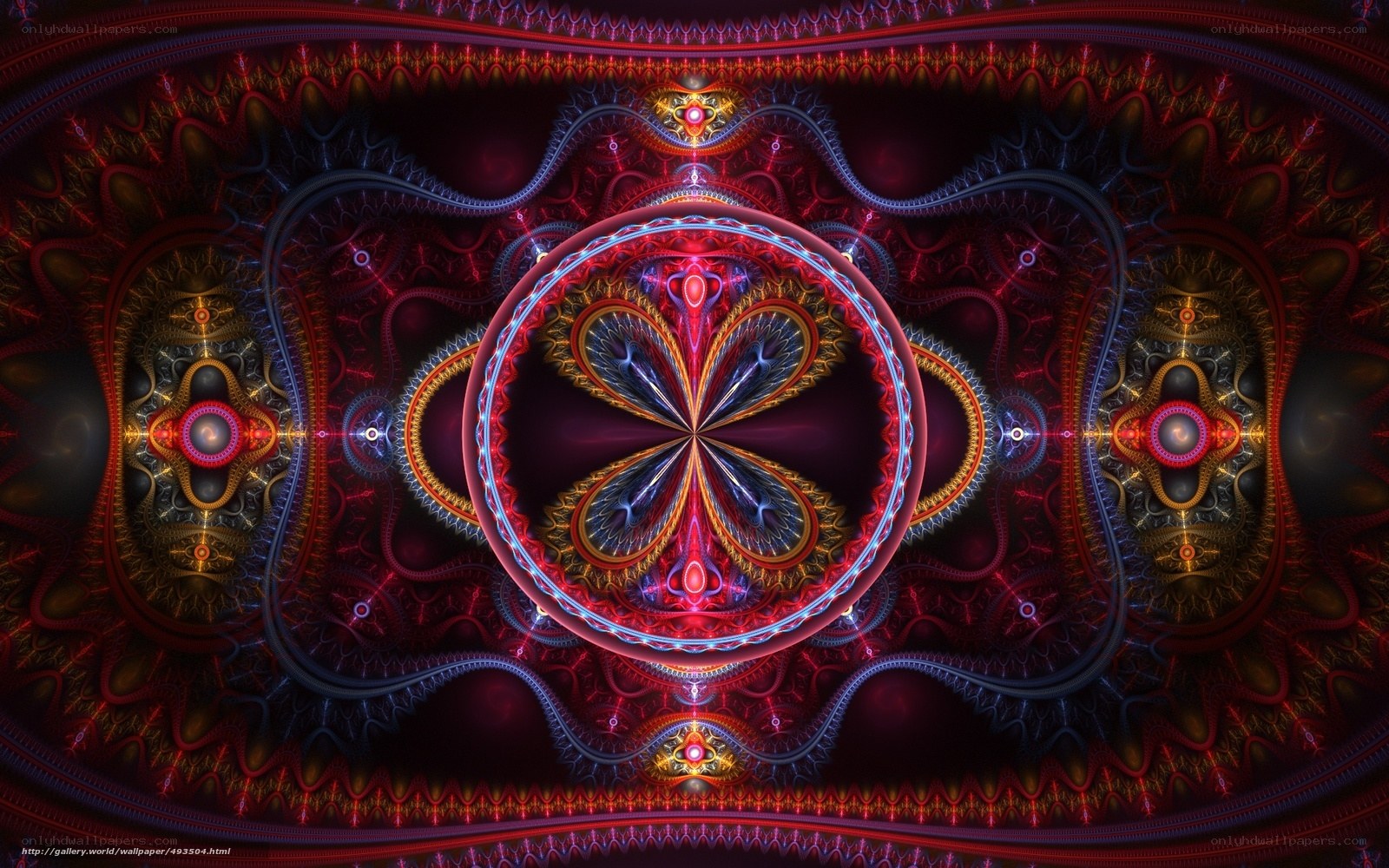 fractal mandala artwork