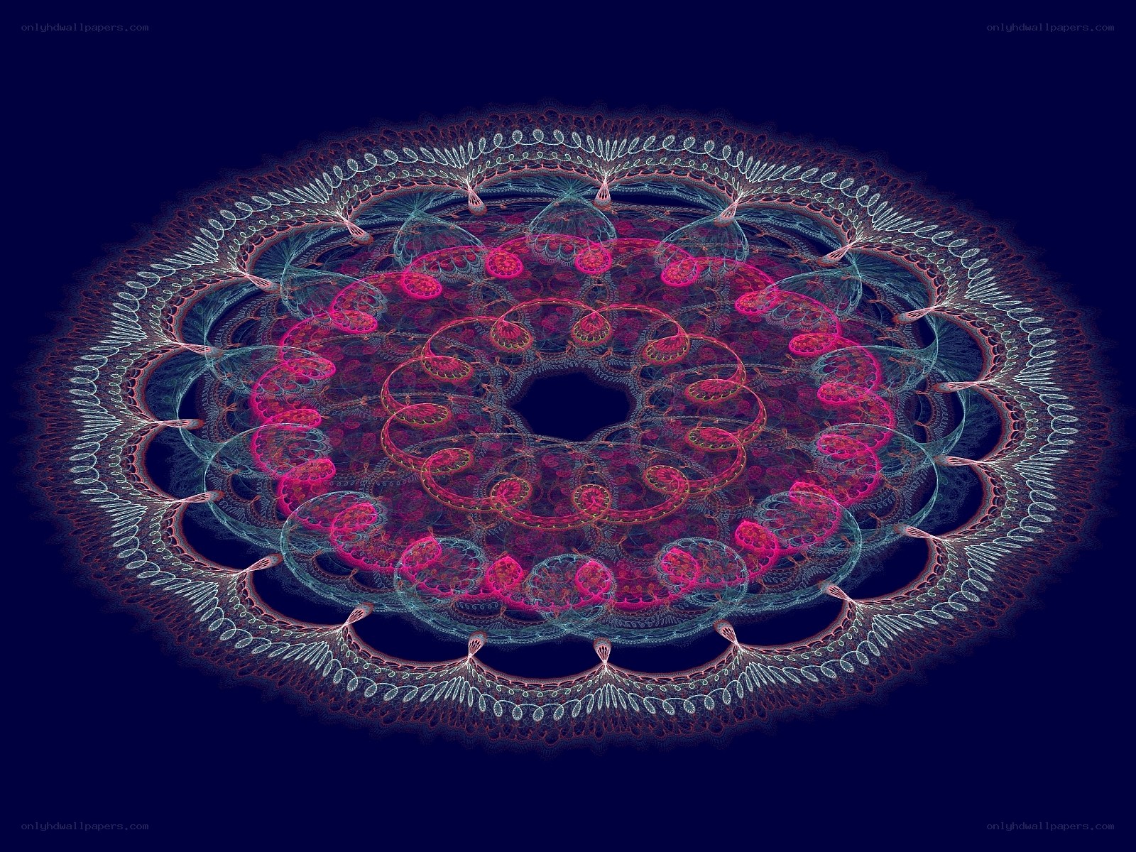 Fractal mandala design