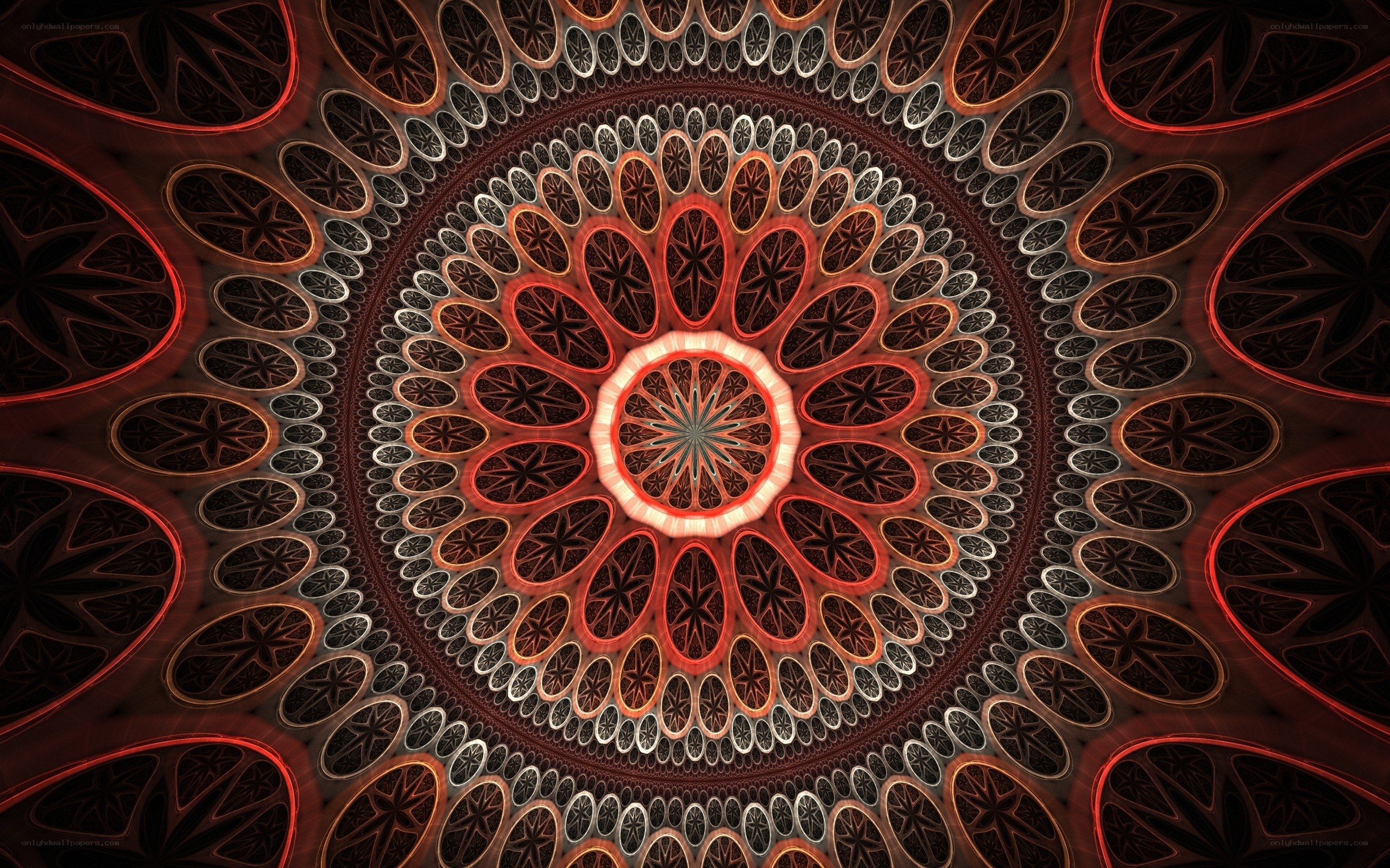 Fractal mandala design