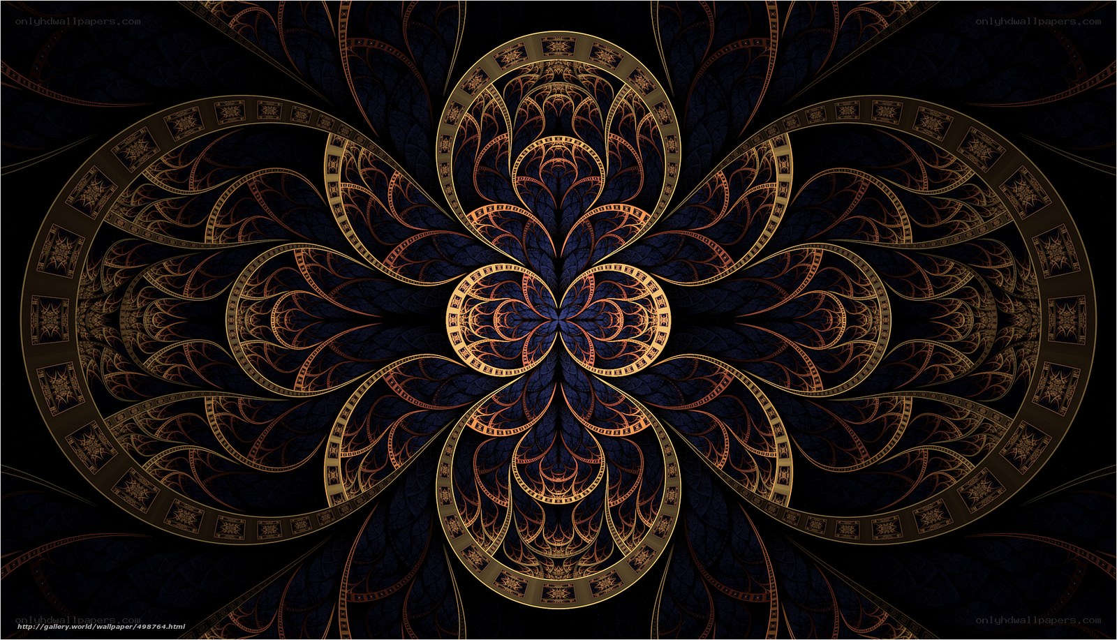 Fractal mandala design