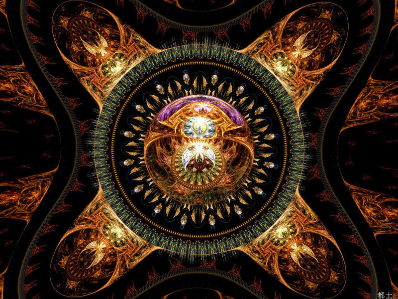 Fractal mandala design