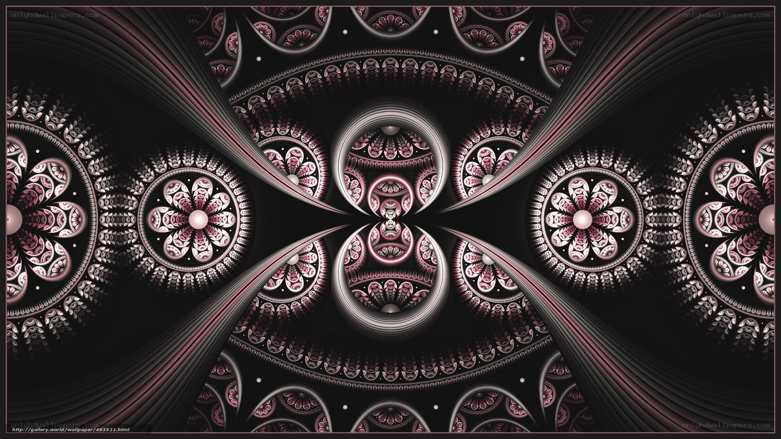 Fractal mandala pattern