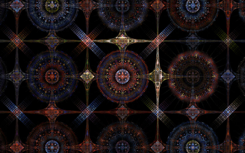 Fractal mandala pattern