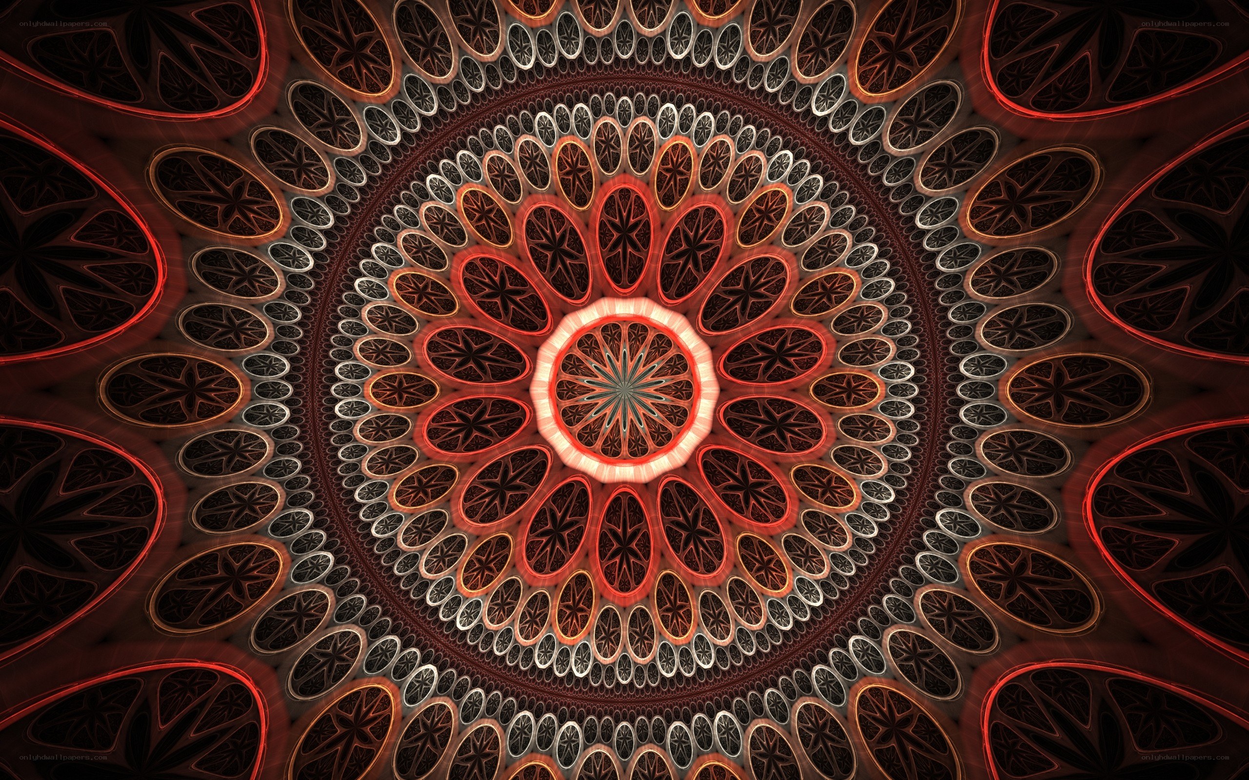Fractal mandala pattern