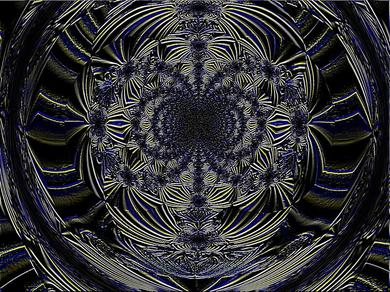 Fractal mandala pattern