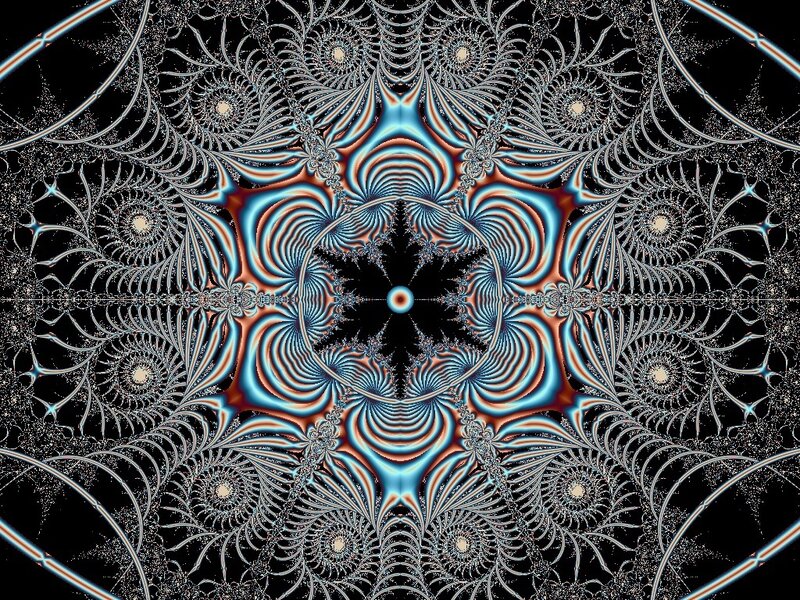 Fractal mandala pattern