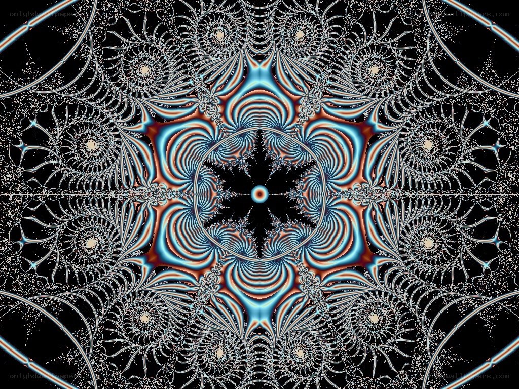 Fractal mandala pattern