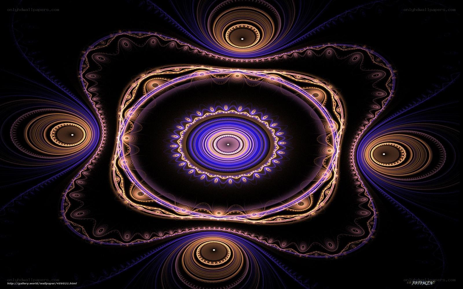 Fractal mandala pattern