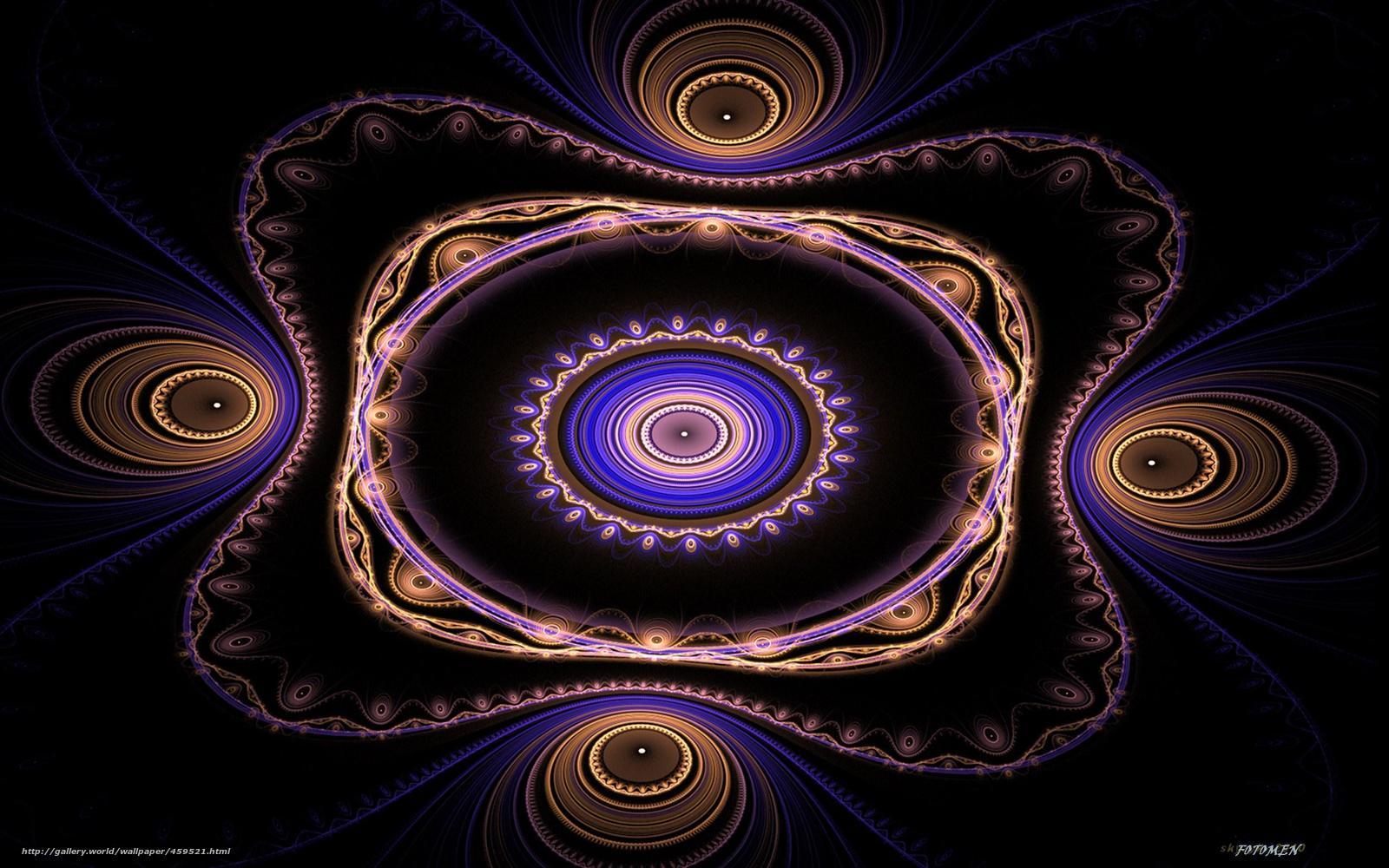 Fractal mandala pattern