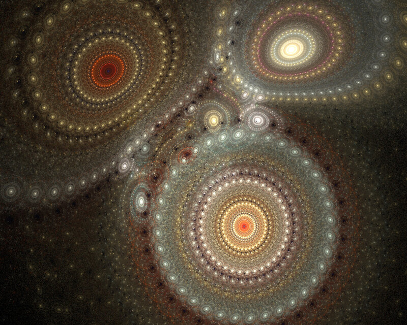 Fractal Mandala Patterns — Brown