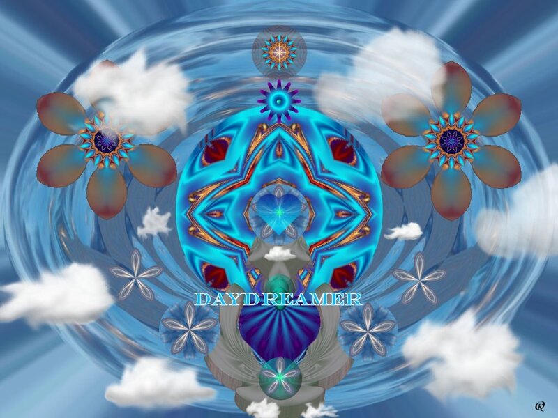 Fractal Mandala with Flowers
