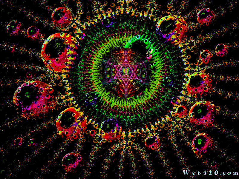fractal mandala with star of david