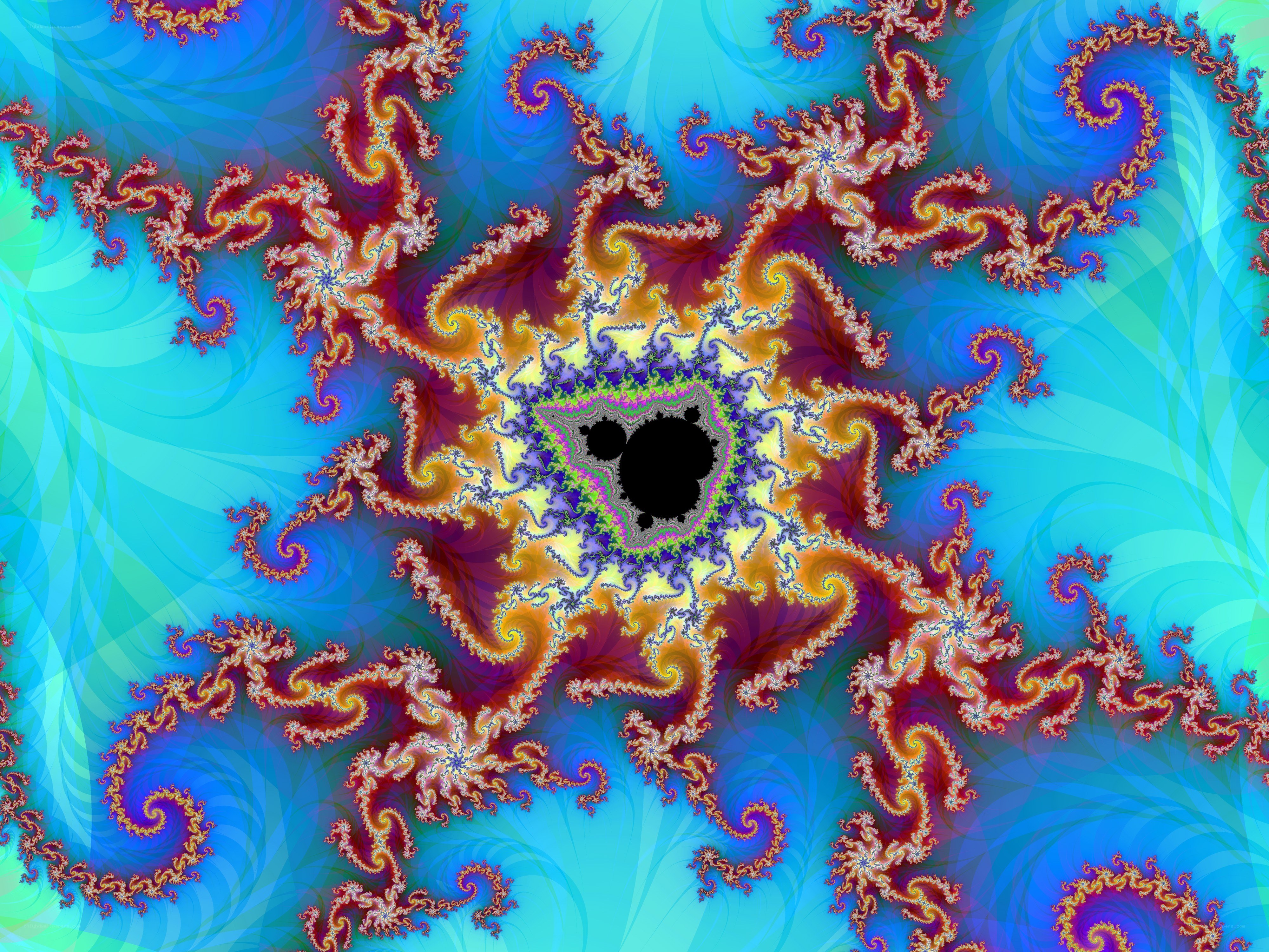 Fractal Mandelbrot pattern
