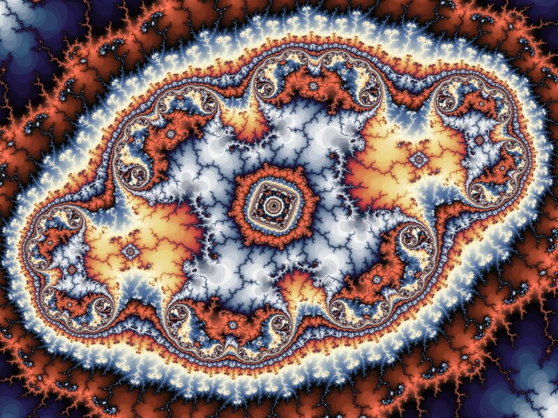 Fractal Mandelbrot pattern