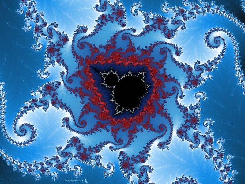 Fractal Mandelbrot set pattern