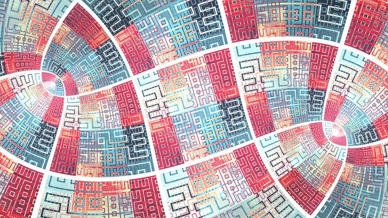 Fractal Maze Pattern