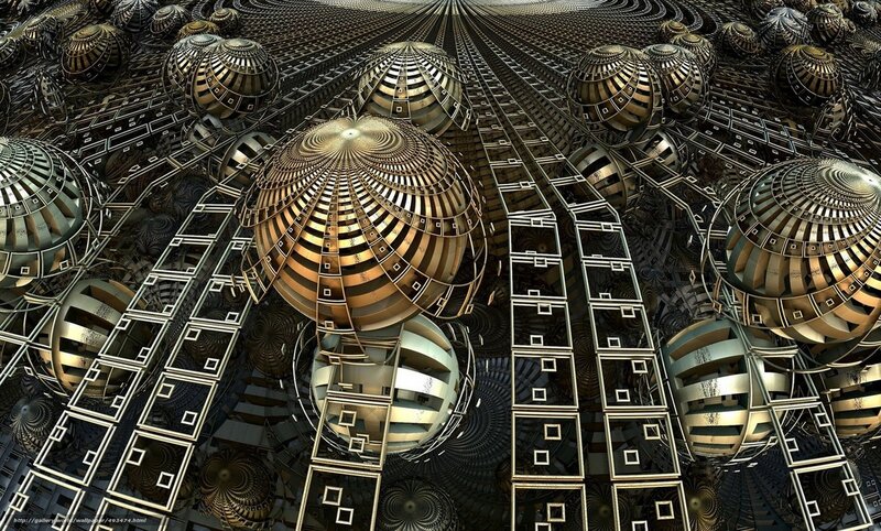 Fractal mechanical sphere structure