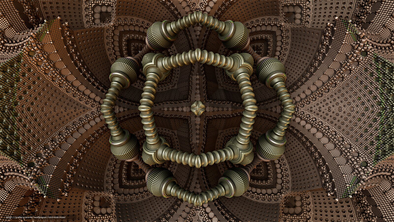 Fractal Mechanical Structure — Brown
