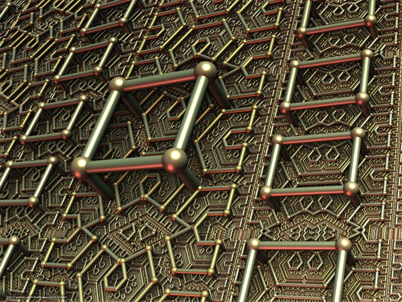 Fractal metal lattice structure