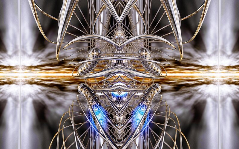 Fractal metallic structure