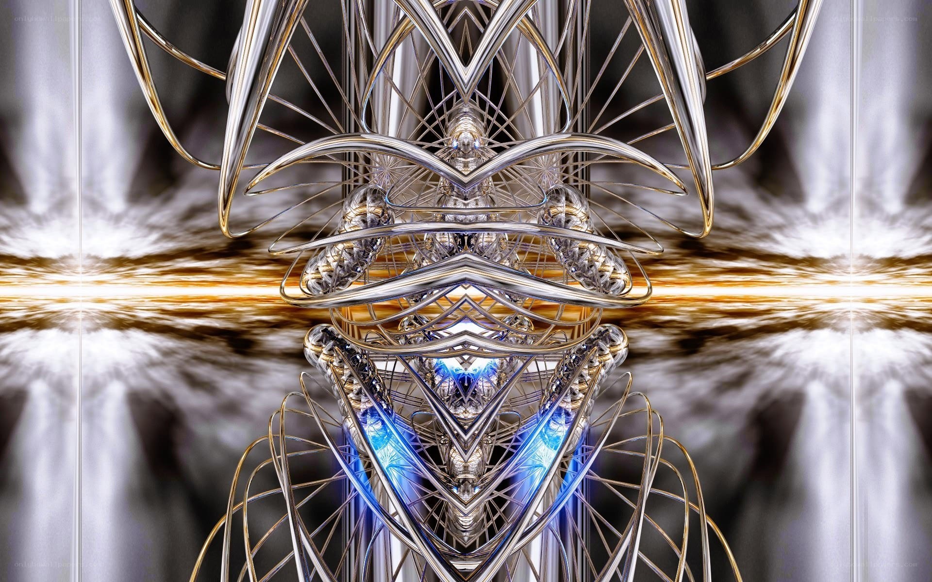 Fractal metallic structure