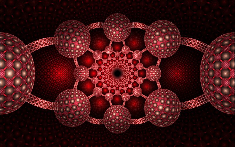 Fractal molecular structure