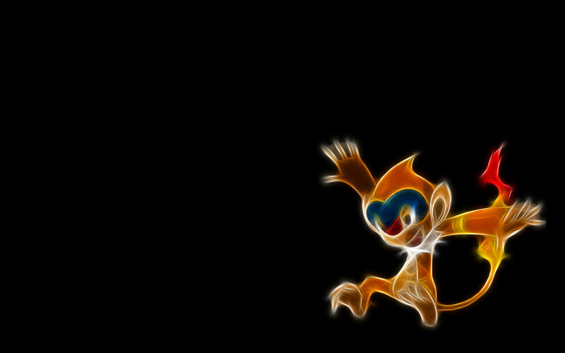 Fractal monkey character