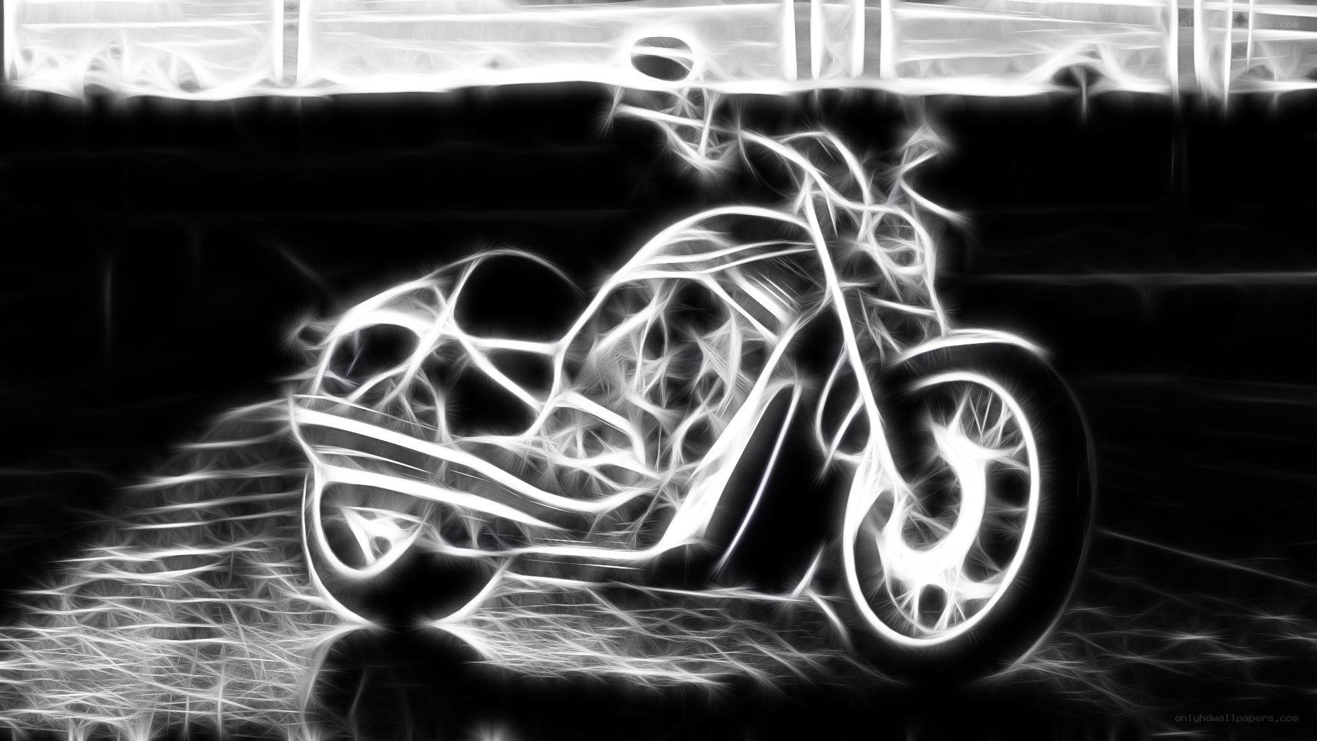 fractal motorcycle art