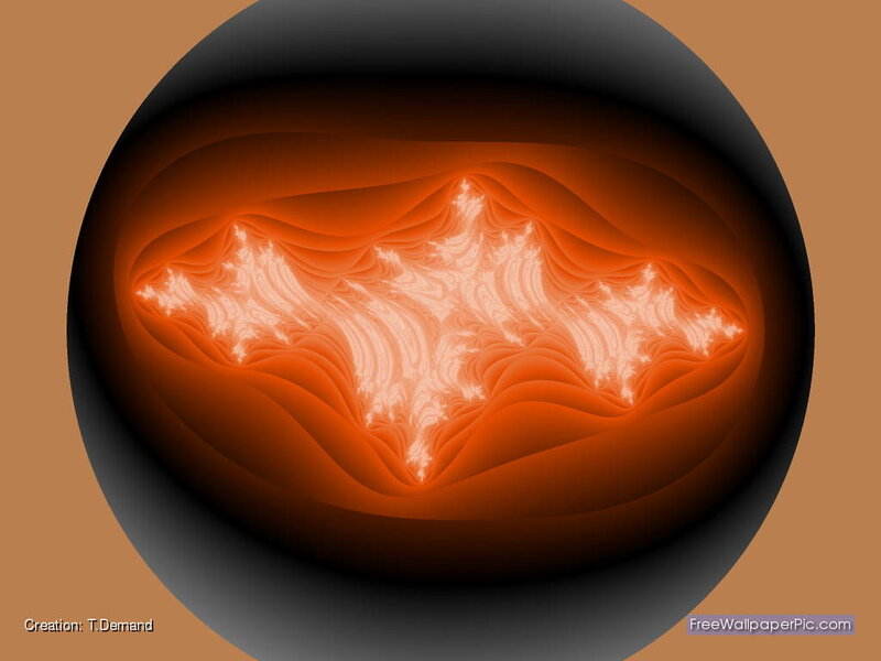 Fractal Mountain Formation — Orange