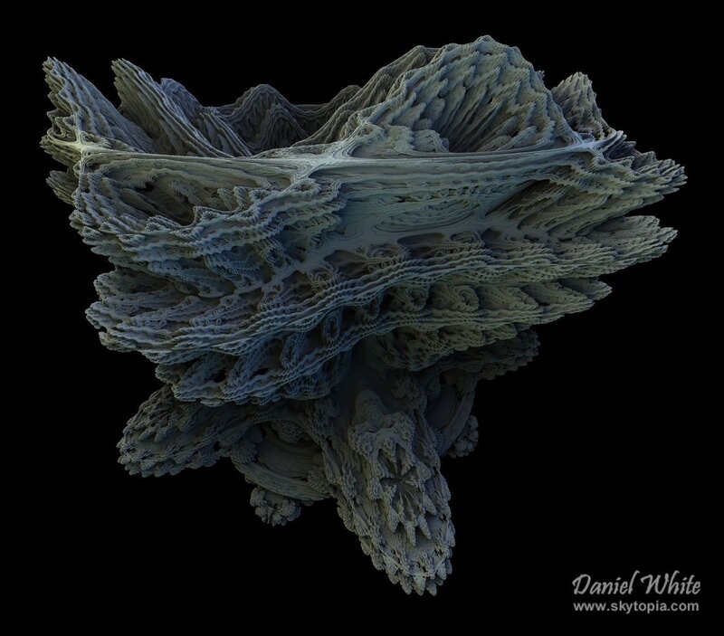 Fractal mountain formation