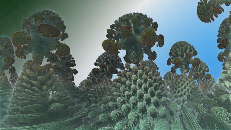 Fractal Mushroom Landscape