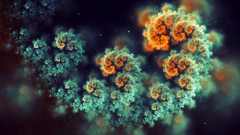 Fractal Nebula Formations