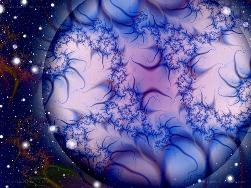 fractal nebula in space