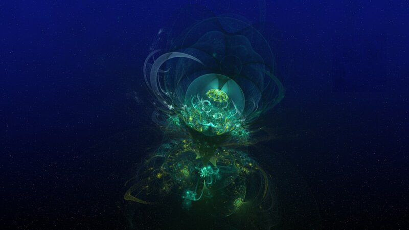 fractal nebula in space