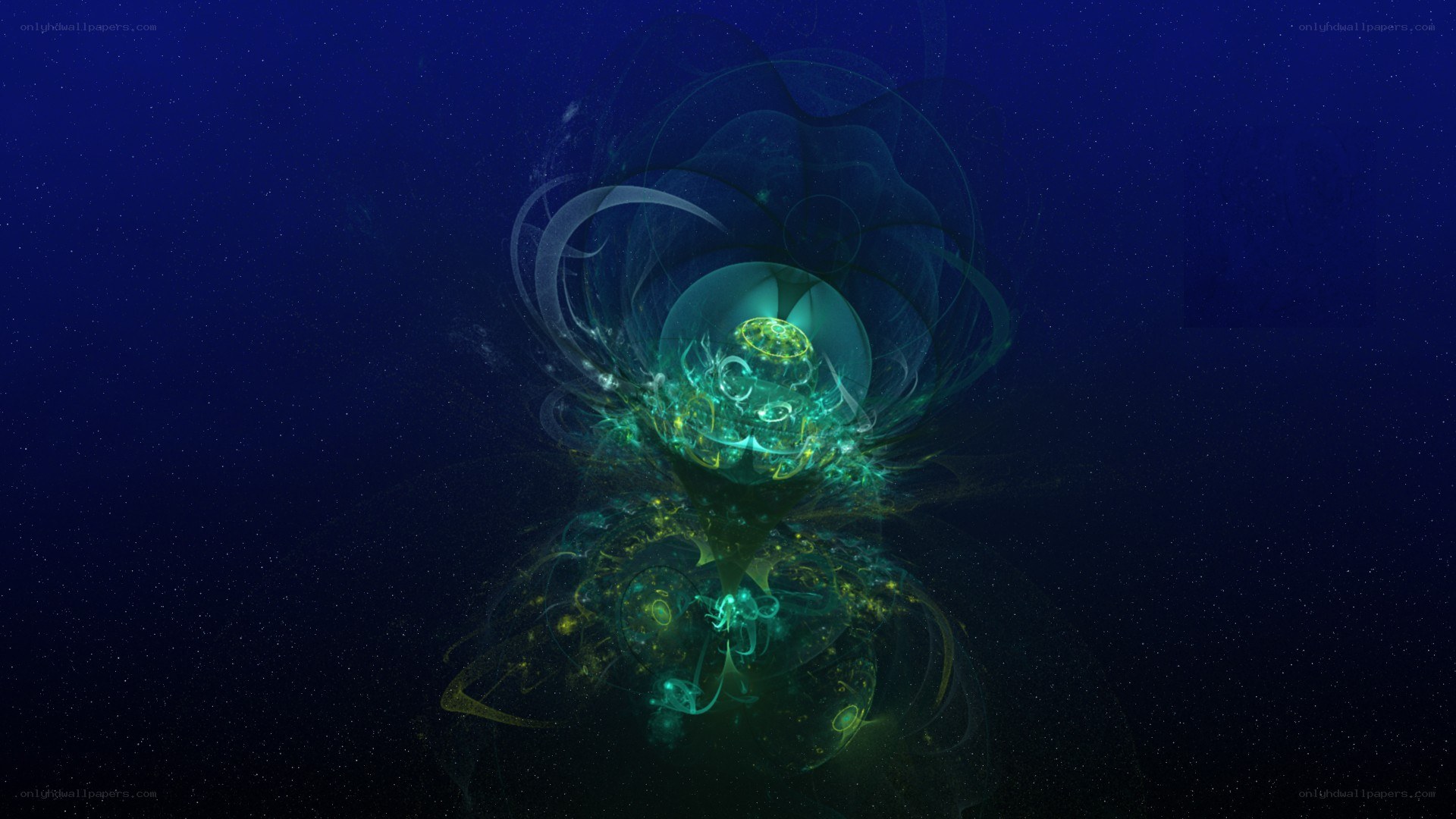 fractal nebula in space