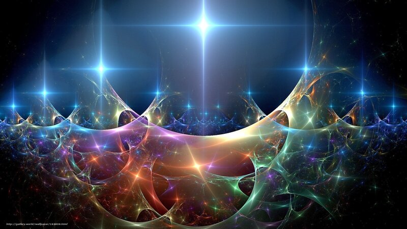 Fractal Nebula Structure — Blue