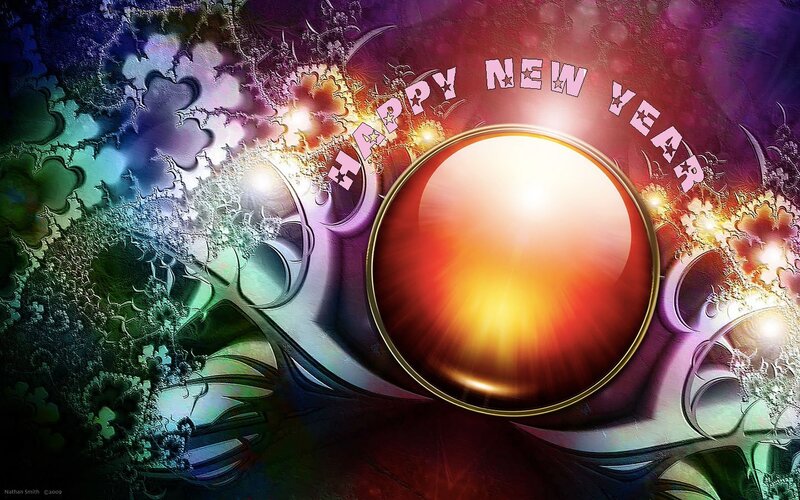 Fractal New Year Design