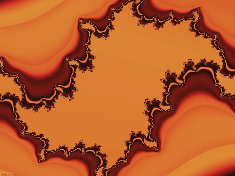 Fractal orange pattern