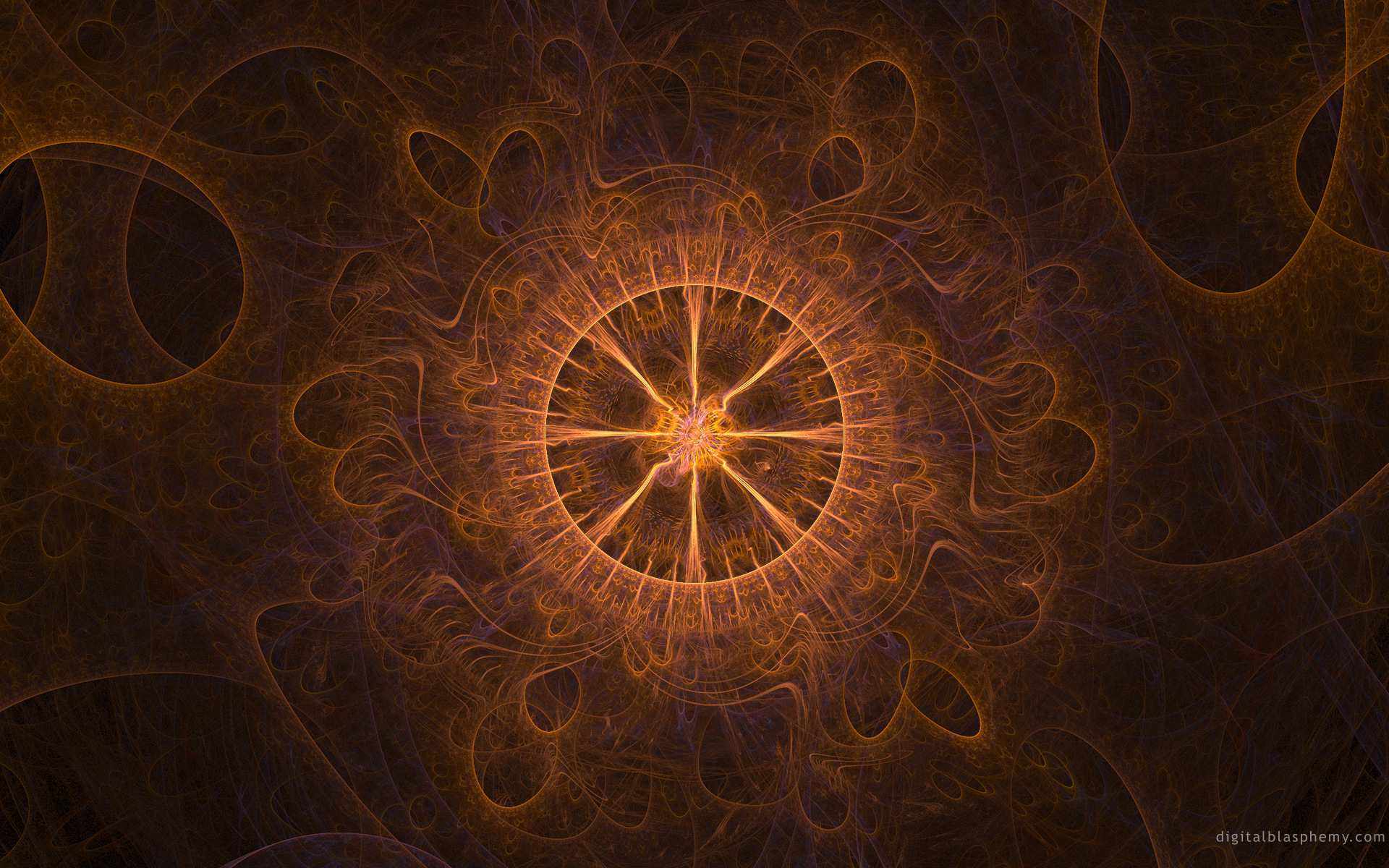 fractal orange vortex