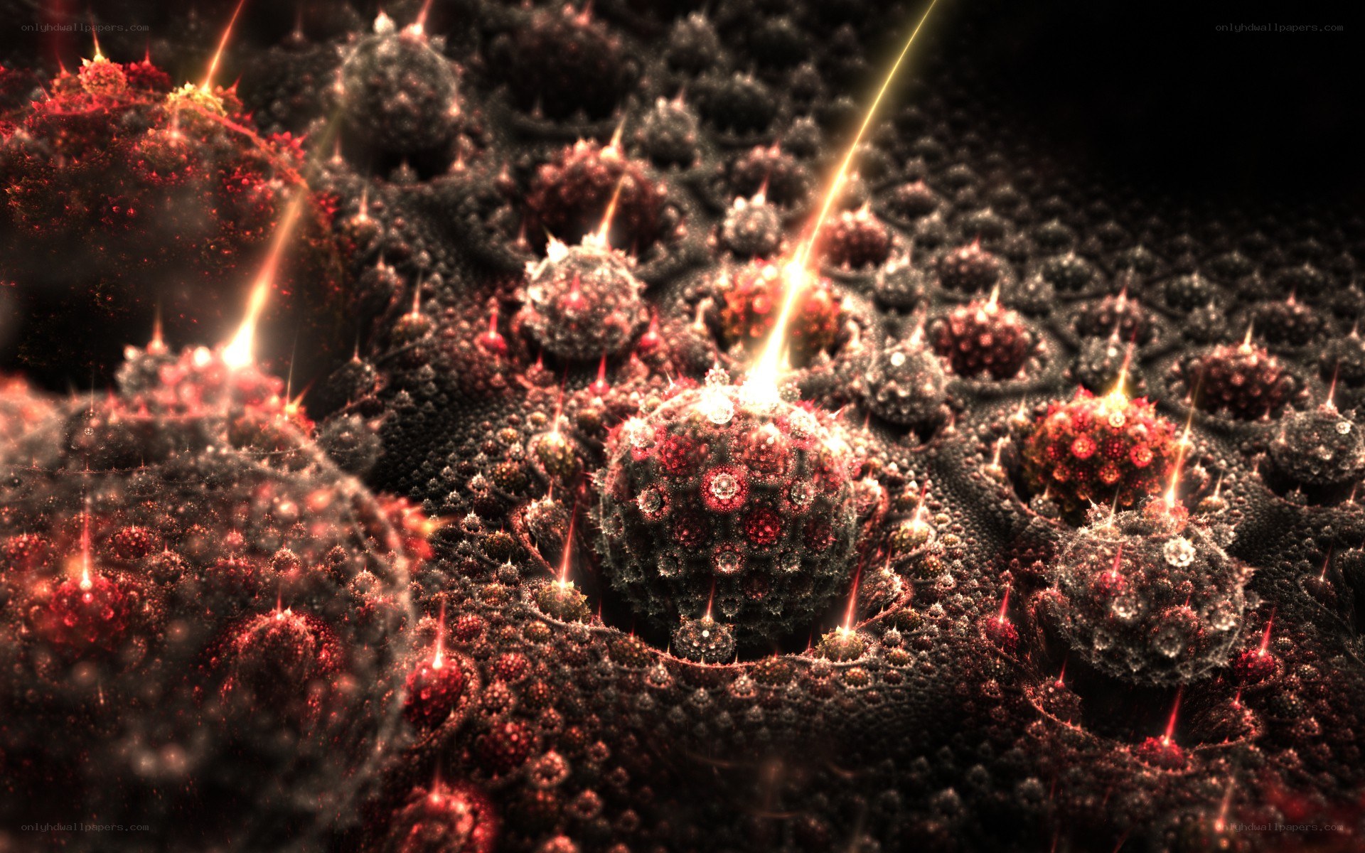 Fractal organic landscape