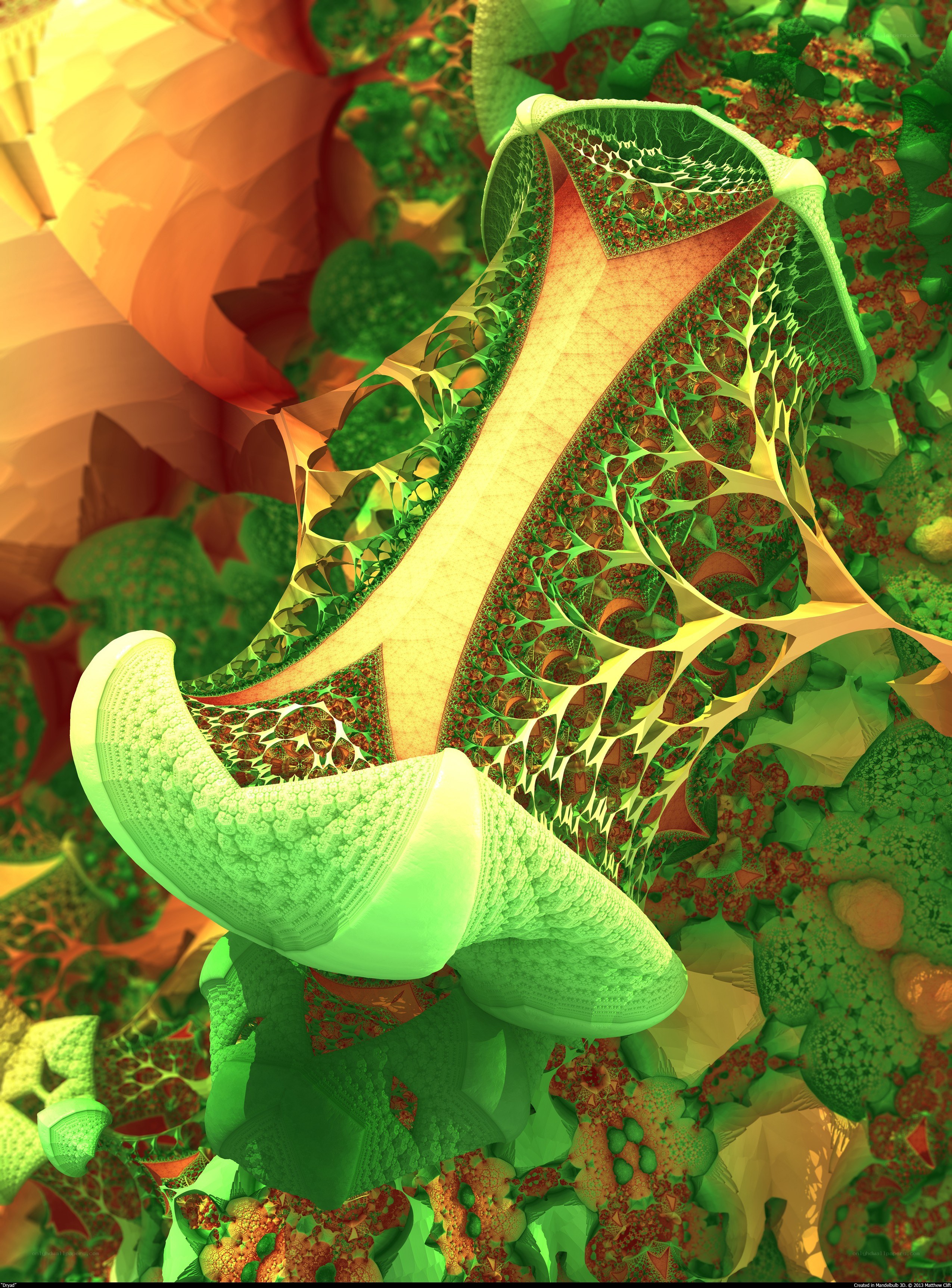 Fractal organic structure