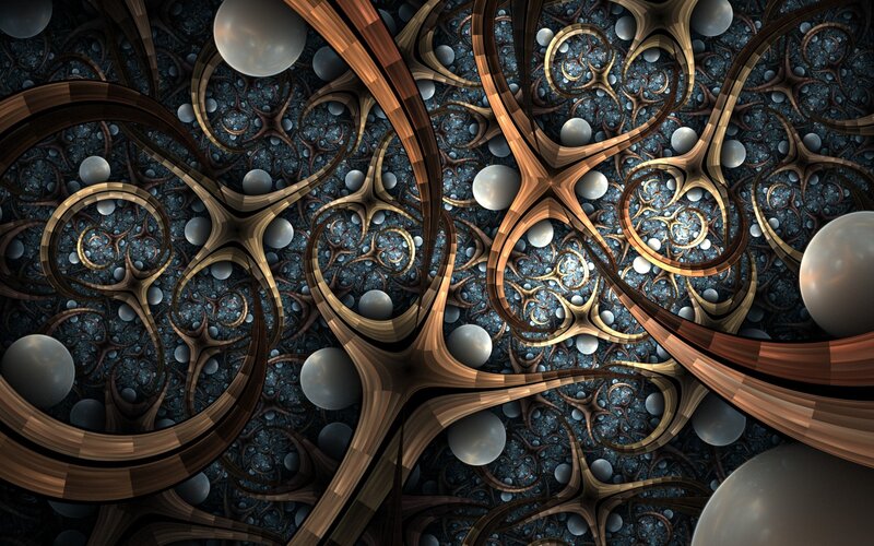 Fractal Organic Structure — Brown