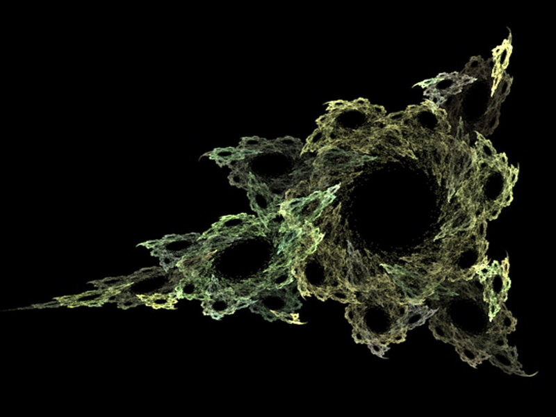 Fractal Organic Structure — Green